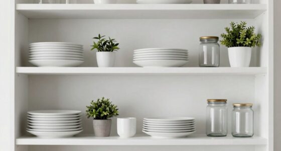 clean organized balanced display