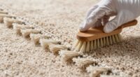 cleaning fringes carefully
