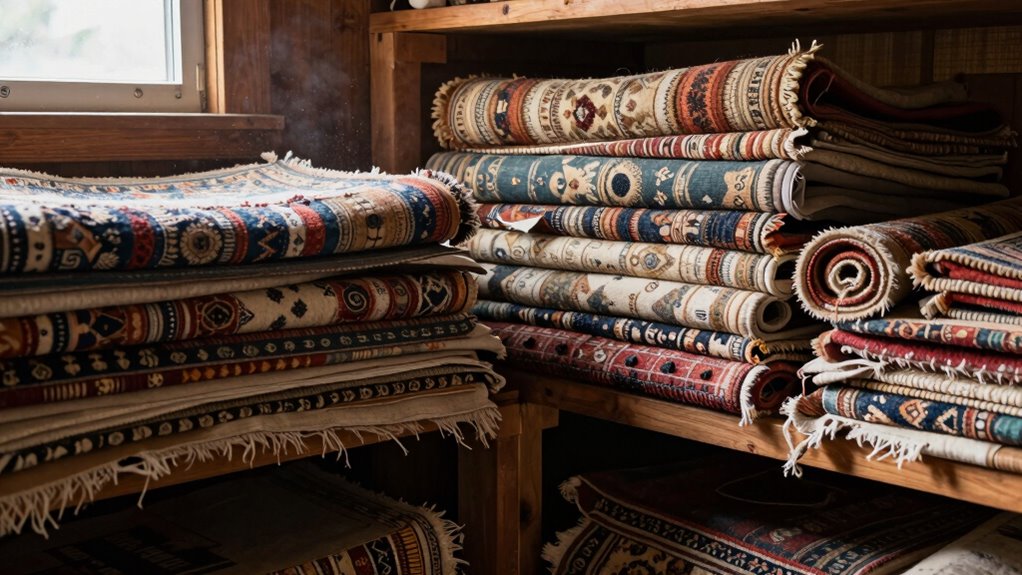 common rug storage mistakes