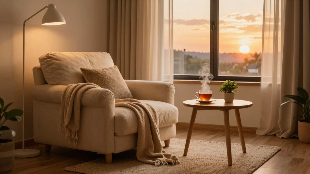 create a relaxing living area