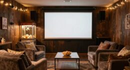 create cozy screening space