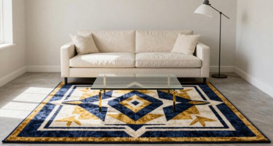 designing with statement rug