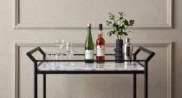 elegant architectural home bar