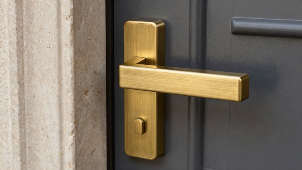 elegant integrated door hardware