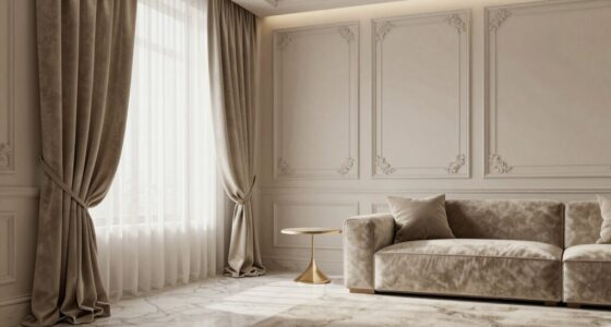 elegant monochromatic interior design