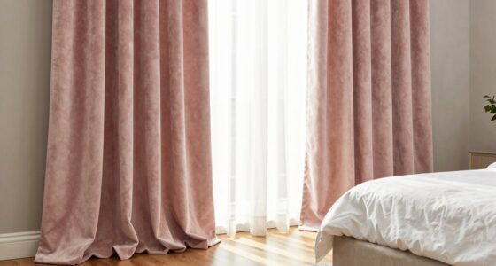 elegant tall curtain styling