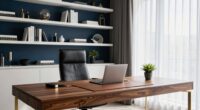 elegant yet approachable workspace