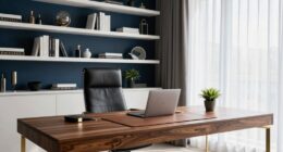 elegant yet approachable workspace