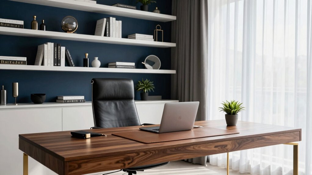 elegant yet approachable workspace