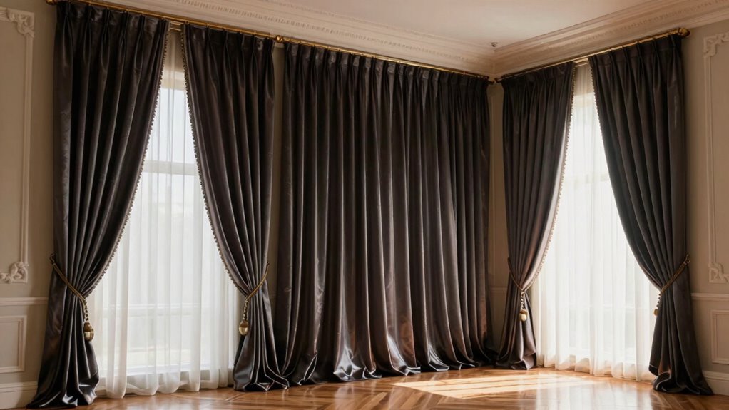 elevate windows with curtains