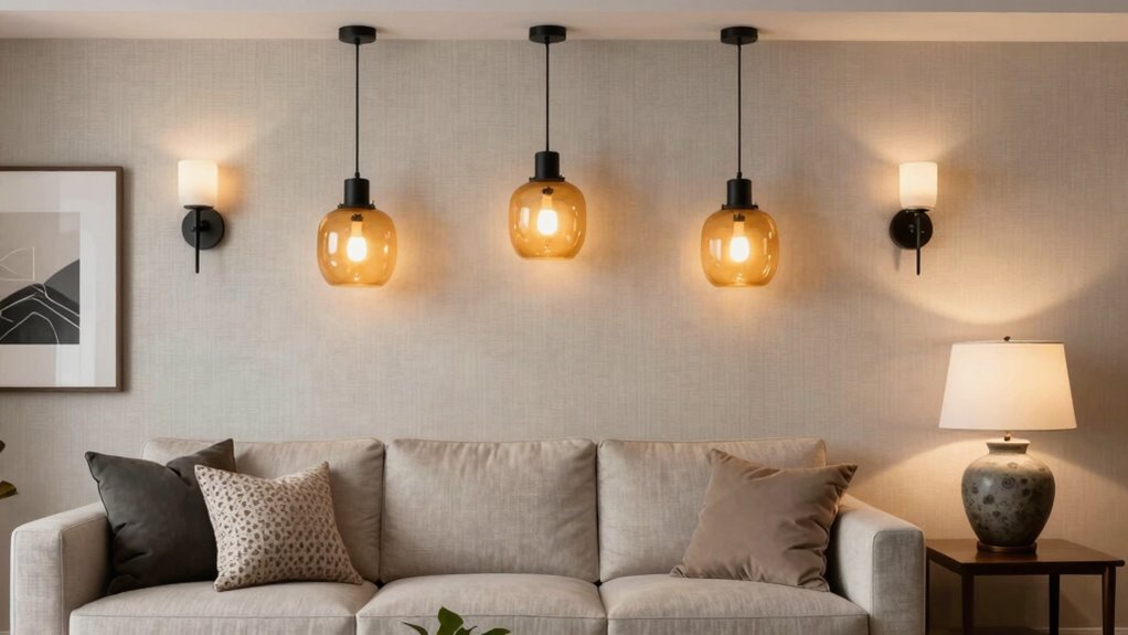 enhance ambiance with layered lighting