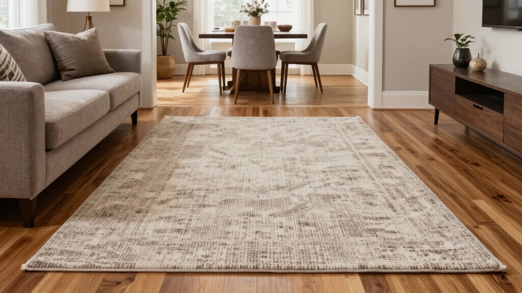 enhancing room connection through rugs