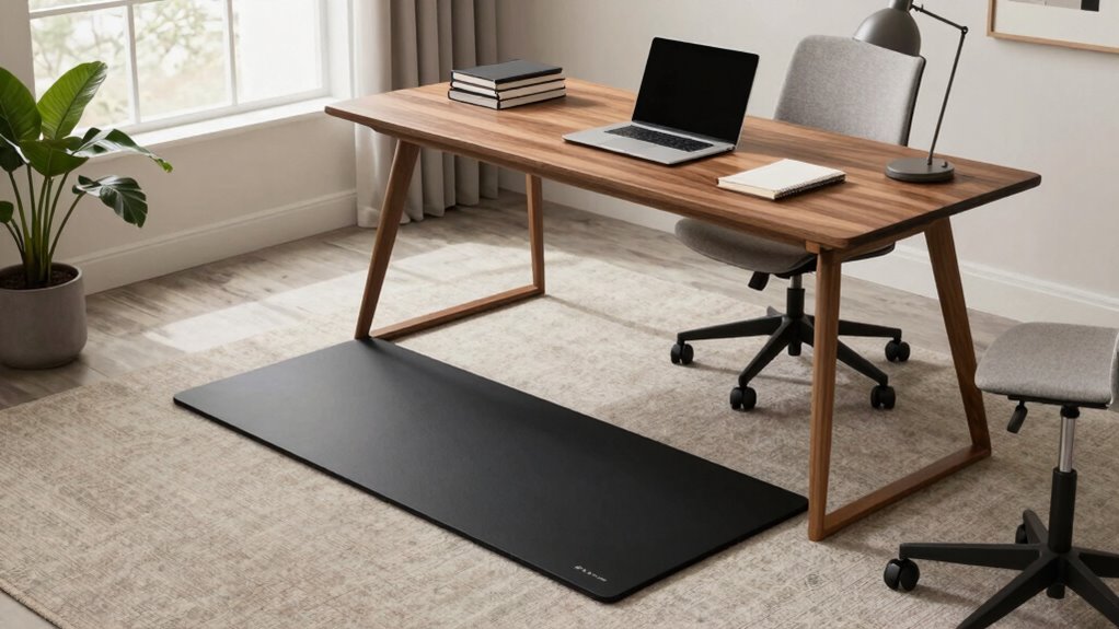 ergonomic organized workspace setup