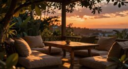 evening lighting temperature shifts