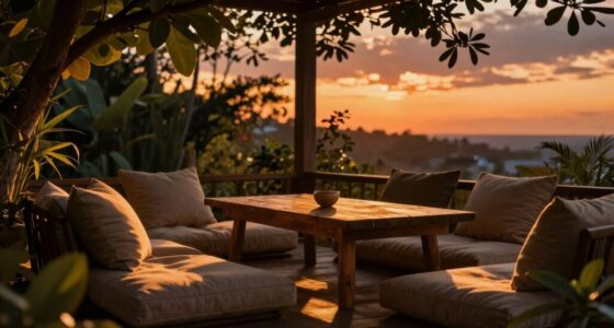 evening lighting temperature shifts