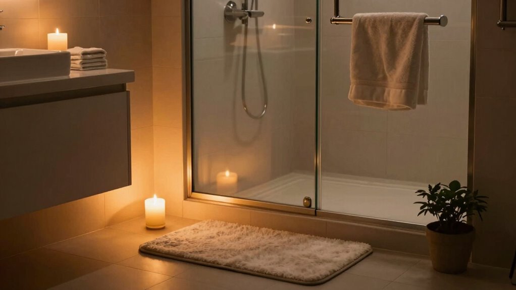 gentle lighting calming scents