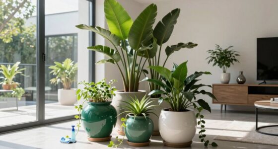 indoor plants influence lighting