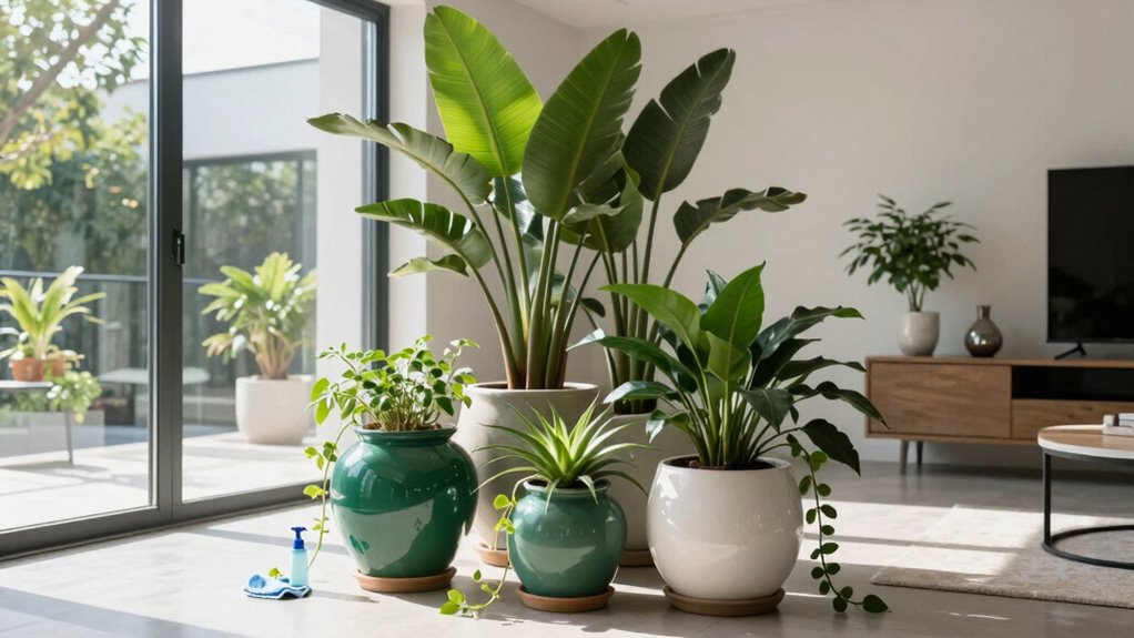 indoor plants influence lighting