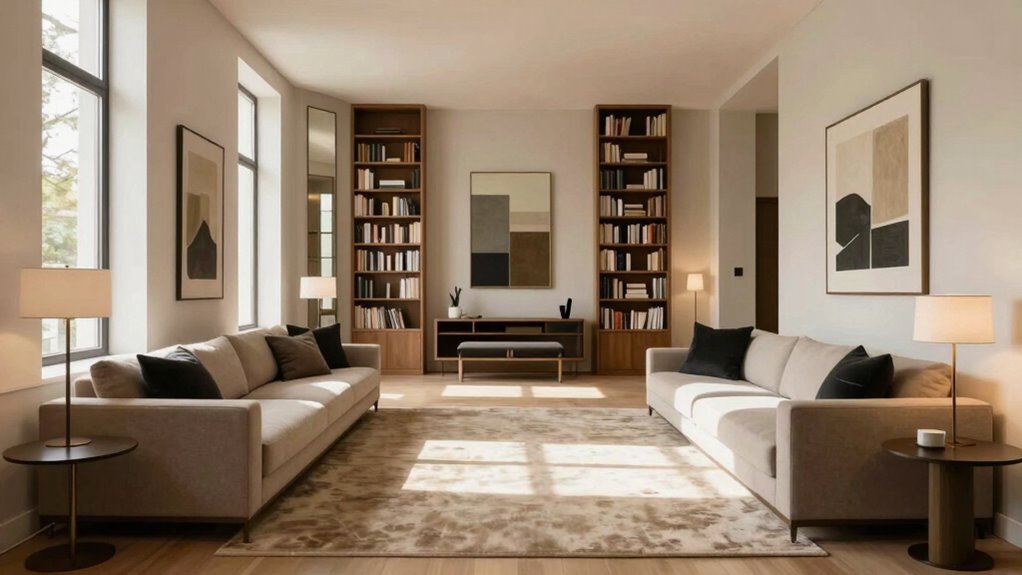maximize narrow room space