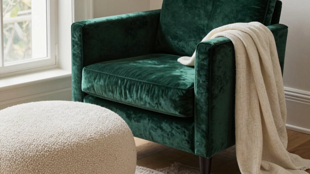 mixing textured elegant fabrics