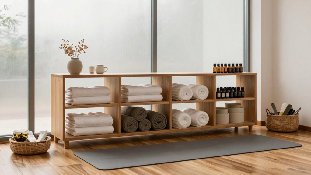 organized private wellness sanctuary