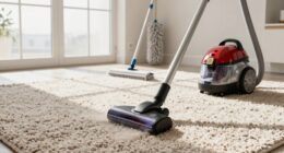 prevents dust settling rugs