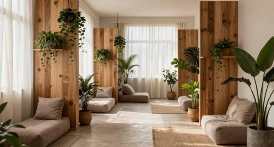 private atmosphere in open spaces