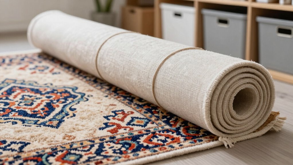 proper long term rug storage