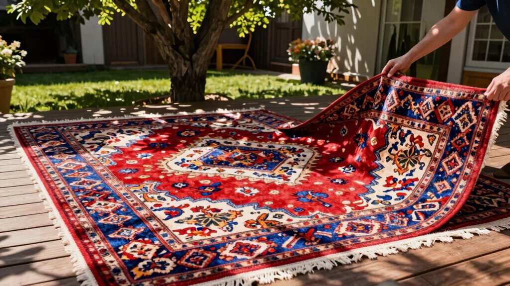 proper rug storage and ventilation