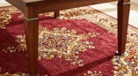 protect rug during meals