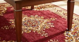 protect rug during meals