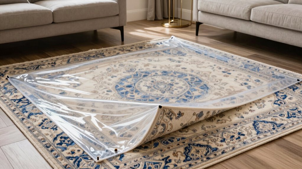 protecting delicate rugs