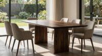 relaxed atmosphere with pedestal tables
