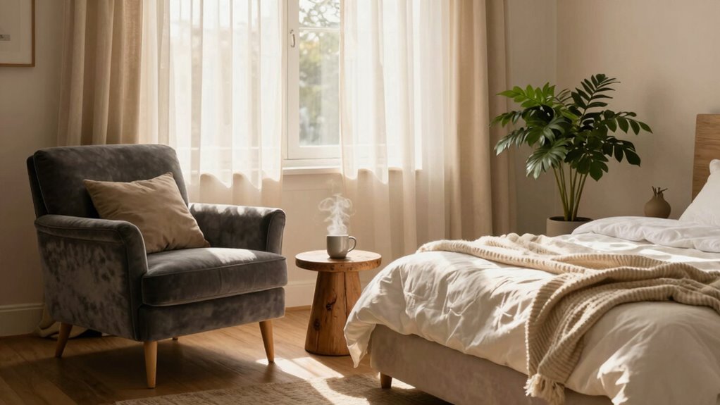 relaxing calming retreat space