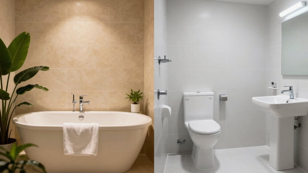 relaxing versus clinical ambiance