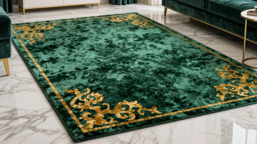 rug size creates harmony