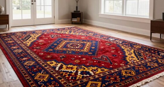 rug size influences space perception
