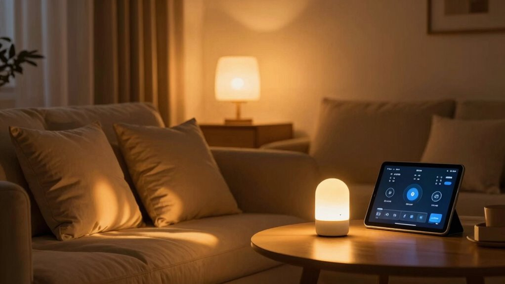 smart lighting enhances evening relaxation