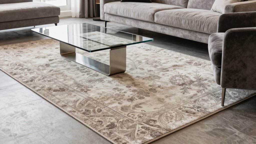 stylish durable rug integration