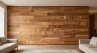 subtle wood panel integration