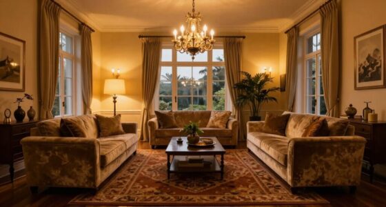 transform spacious rooms elegantly