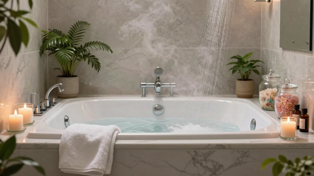 transforming bathroom into spa