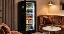 transforming beverage fridge decor