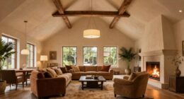 warmth for high ceilings