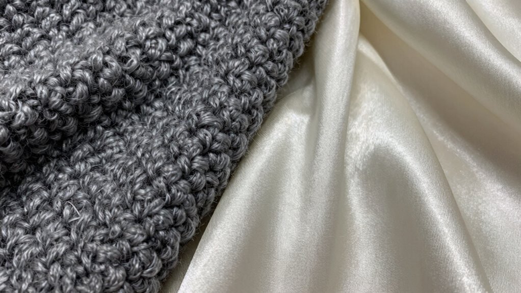 wool on wool vs silk