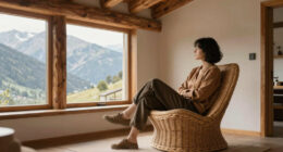 Alpine landscapes inform Patricia Urquiola's "nest-like" interiors for Swiss apartment complex