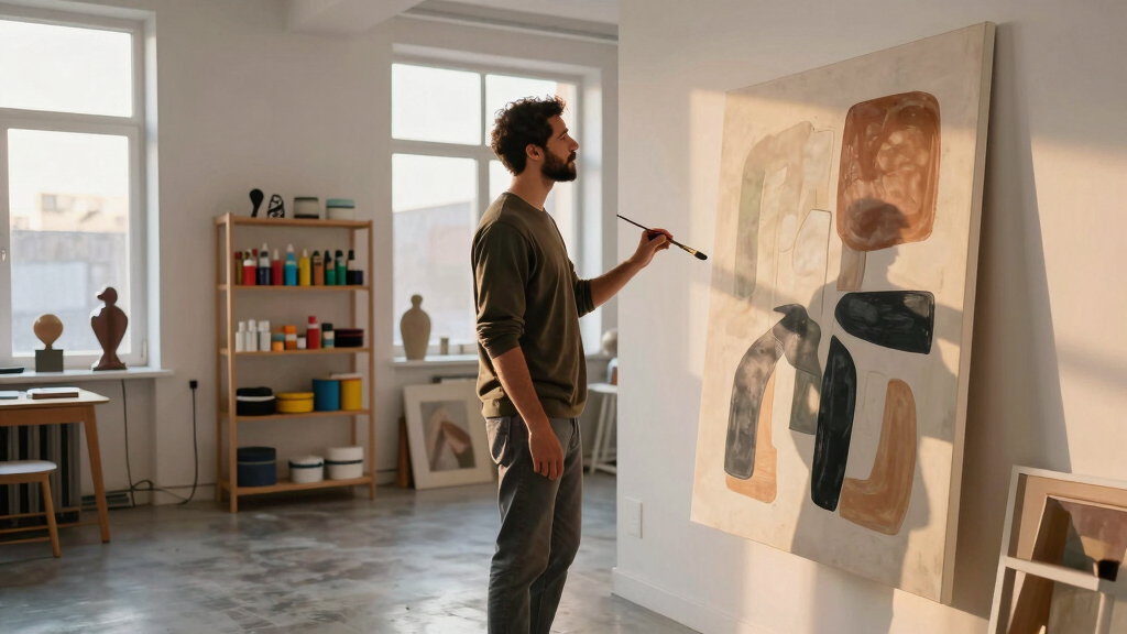Guggi’s Journey From Rowdy Punk Rocker to Minimalist Abstract Artist