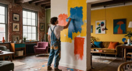 This Artist Ignored Every Color Rule When Decorating His 100-Year-Old Townhouse