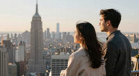 Couple On Empire State Building