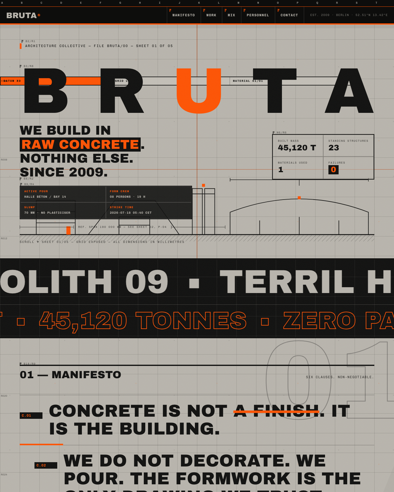 Live view of BRUTA — Raw Concrete Architecture Collective